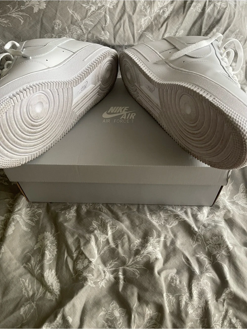Nike Air Force White Low-Top Leather Sneakers
